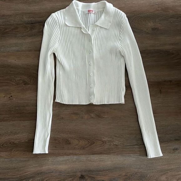 Bayse Cropped Sweater Top - Picture 1 of 2